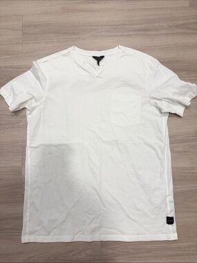 Good Man Brand White Short-Sleeve Pocket Tee